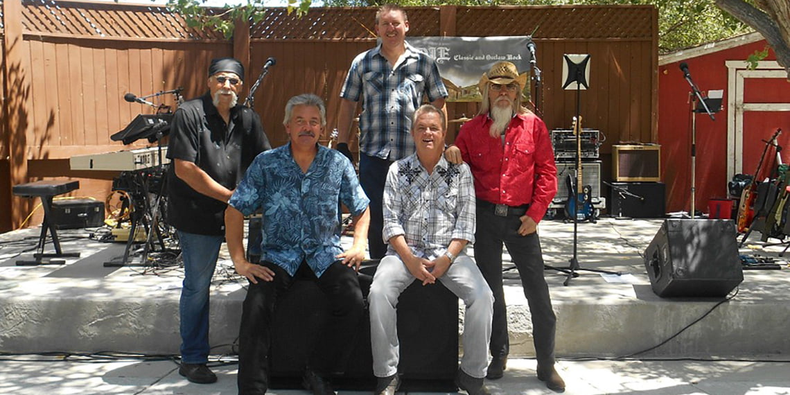 Bodie, a classic rock band, performs in wine country