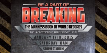 Breaking Records for Charity - Largest Circuit Training at Storm Stadium in Lake Elsinore