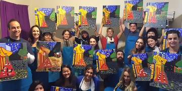 What's Up? Temecula Girls' Night Out at Paint and Sip Studio Temecula