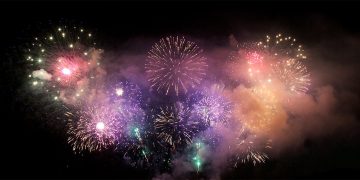 Temecula fireworks display on July 4th